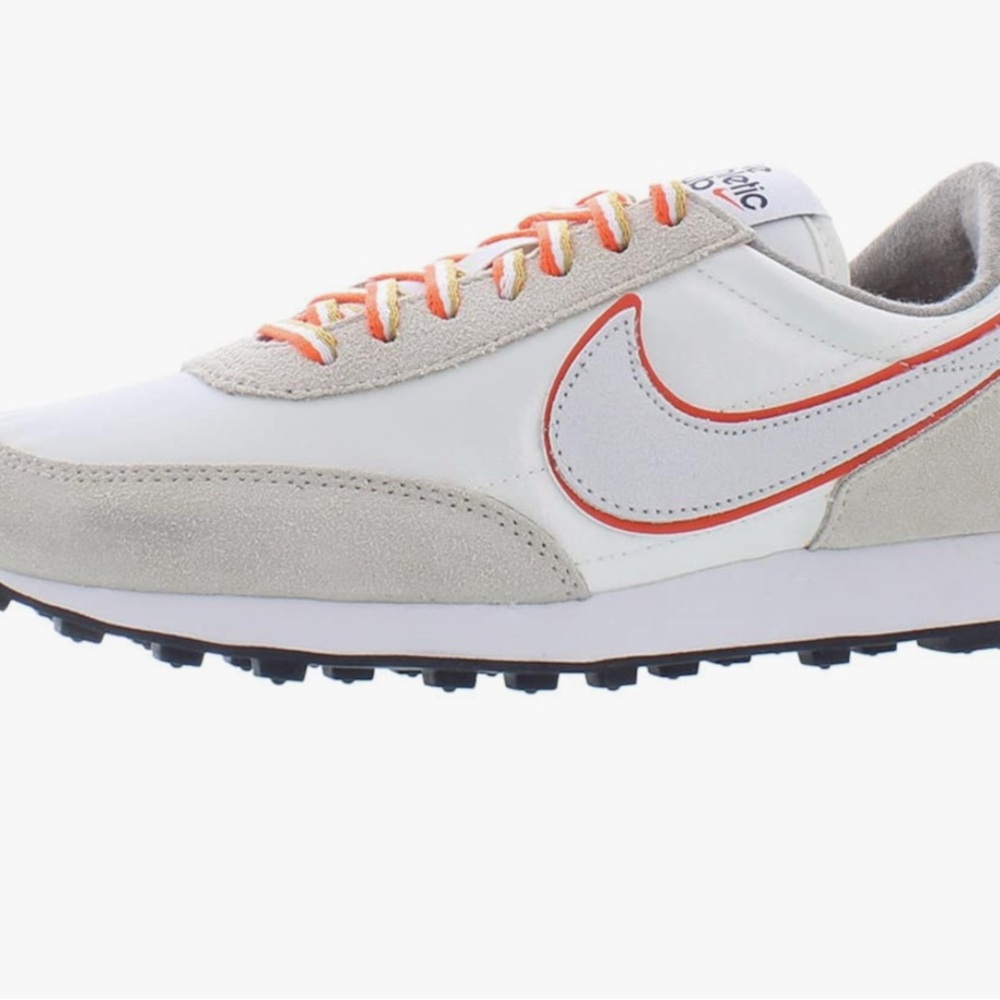 Nike White and Orange Sneakers